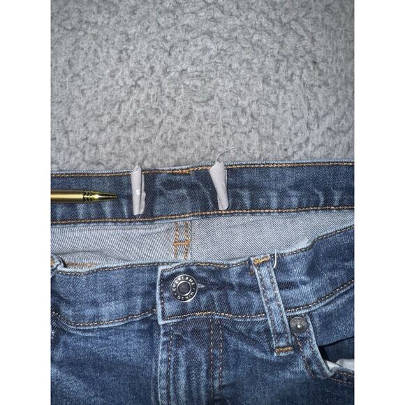 Everlane Jeans Women 30 Mid Rise Slim Straight Medium‎ Wash Blue Denim Pants - Picture 6 of 9